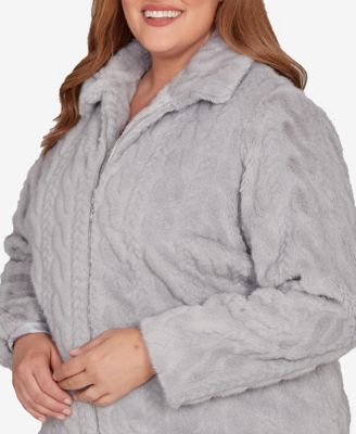 Plus Size Jet Setter Sculpted Zip Up Jacket
