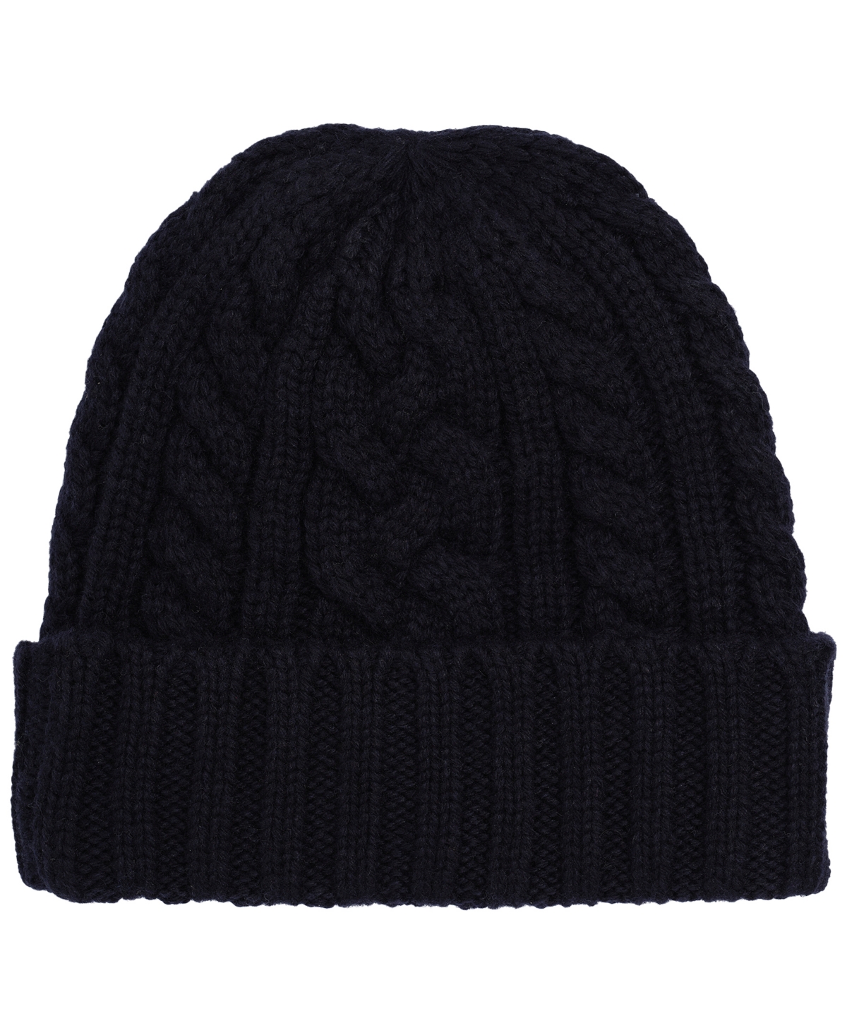 Polo Ralph Lauren Recycled Cable Beanie In Black