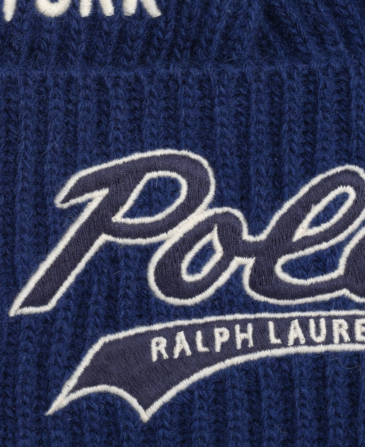 Polo Ralph Lauren Patch Watch Wool Blend Beanie In Blue