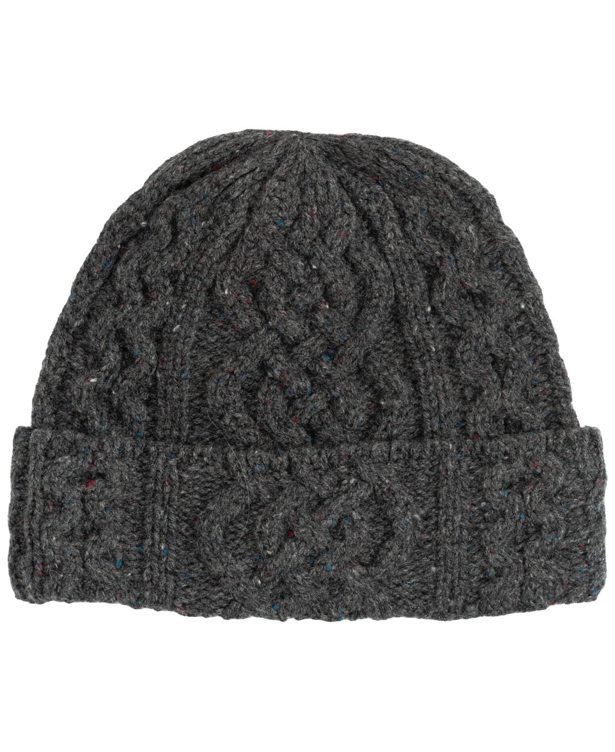 Polo Ralph Lauren Wool Blend Cable Knit Beanie Hat In Gray