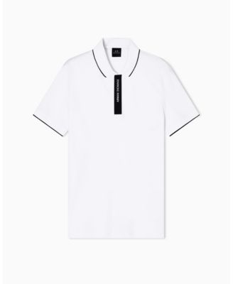 Men's Grosgrain Logo Polo Shirt