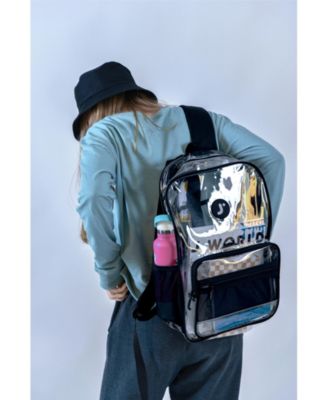 Clear Transparent TPU Backpack for School