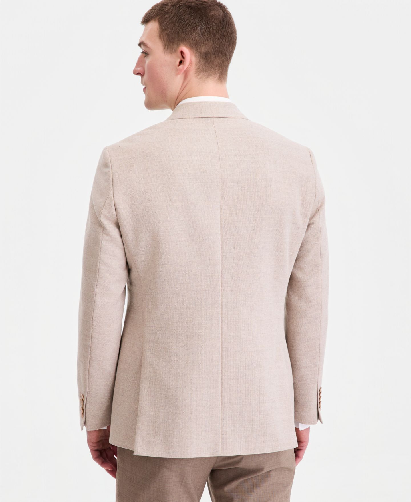 Мужской пиджак Hugo Boss Modern-Fit Blazer, цвет: Бежевый — фото 2