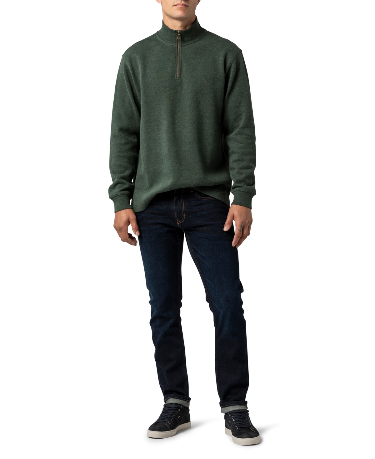 Rodd & Gunn Men's Alton Ave Quarter-zip Sweatshirt In Green