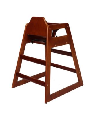 Walnut Solid Wood Double Feeding Eat and Grow Portable High Easy to Clean Baby Booster Chair