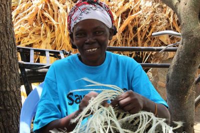 Balance Art Handmade Sisal Straw Basket Tote Bag