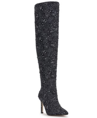 Women's Earon Bandana Over-The-Knee Wide Calf Dress Boots