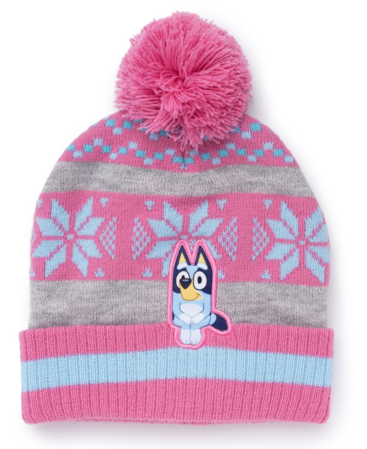 Berkshire Bluey Toddler Girls 2-piece Bluey Beanie And Mitten Set In Pink