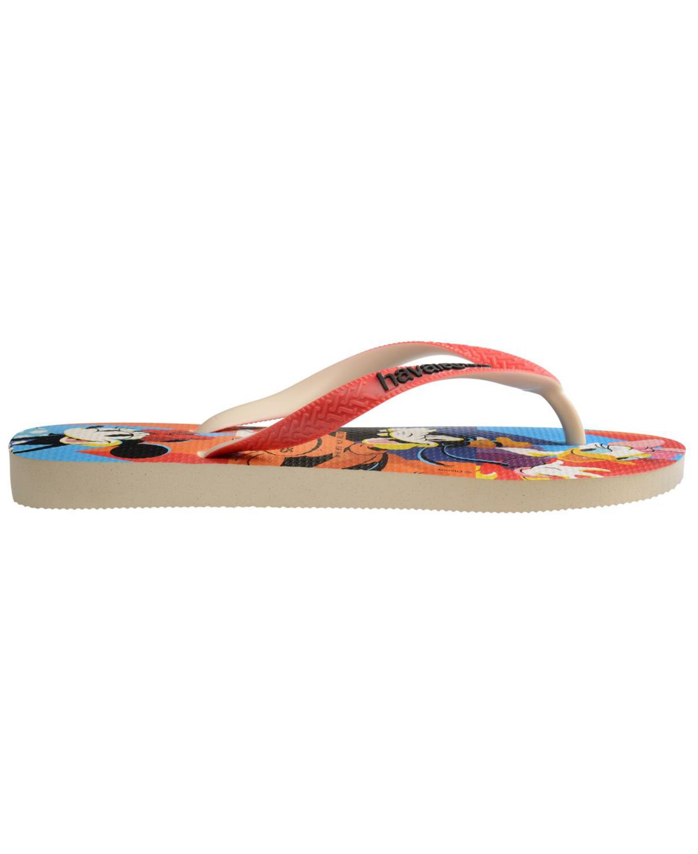 Мужские сандалии Havaianas Disney Stylish Sandal, цвет: Бежевый / Рубиновый — фото 2