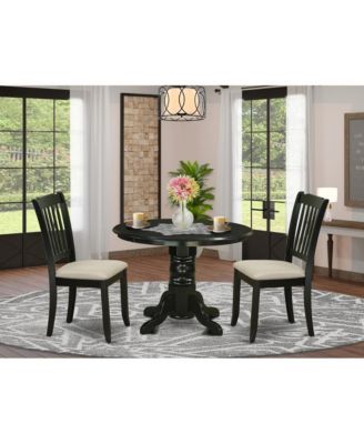 Dining Room Set Black, SHDA3-BLK-C