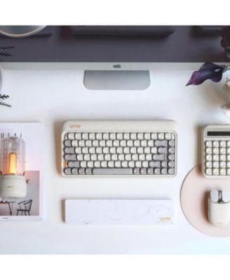 Marble Palm Rest for Computer Keyboard, Ergonomic Design Wrist Rest for Typing Pain Relief, Desk Pads Support Hand and Arm, Stain Resistant