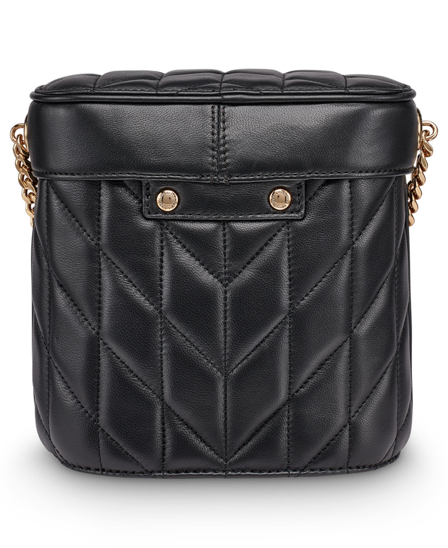Женская сумка KARL LAGERFELD PARIS Lafayette Leather Crossbody, цвет: Чёрный — фото 2