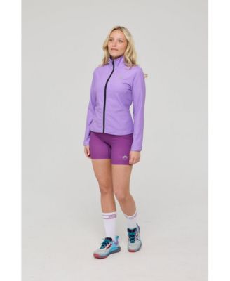 Infinite Cropped Zipped Jacket - Purple