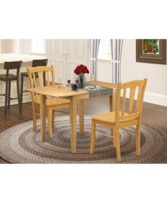 Dining Room Set Oak, NDDL3-OAK-W