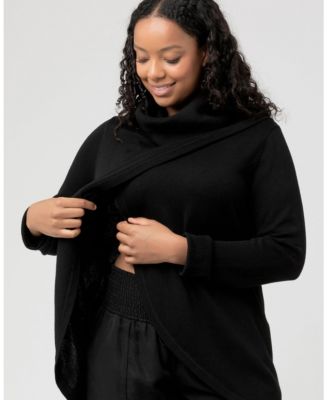 Maternity Cowl Neck Nursing Knit