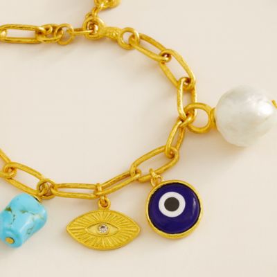 Cornicello Evil Eye Charm Bracelet