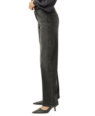 Women's Loose & Low Rise Straight Leg Jeans