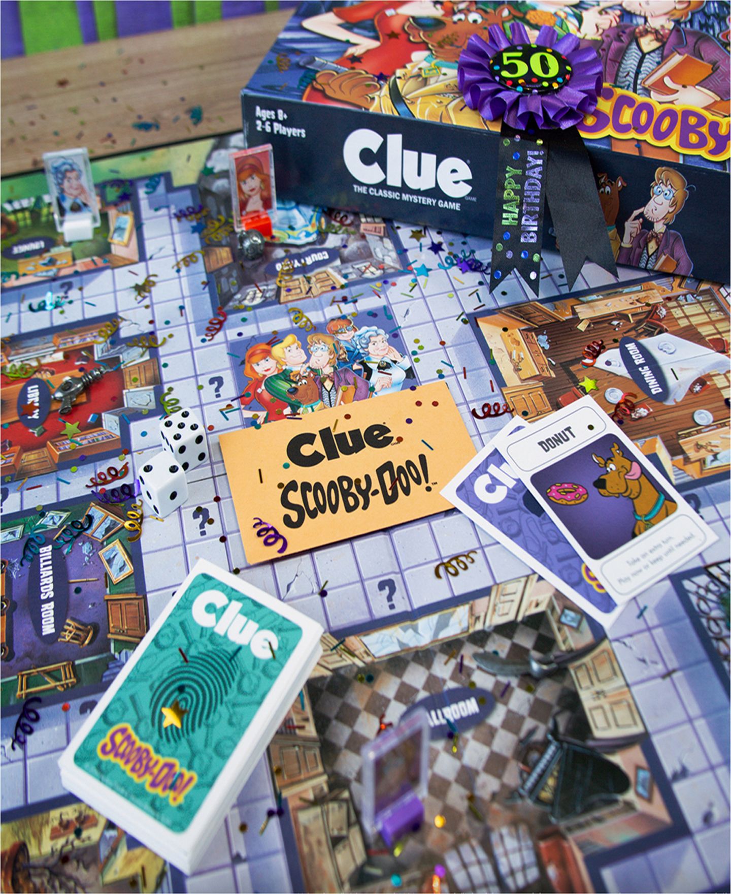 Детская настольная игра USAopoly Opoly Scooby-Doo Mystery Board Game, Ages 8+ — фото 4