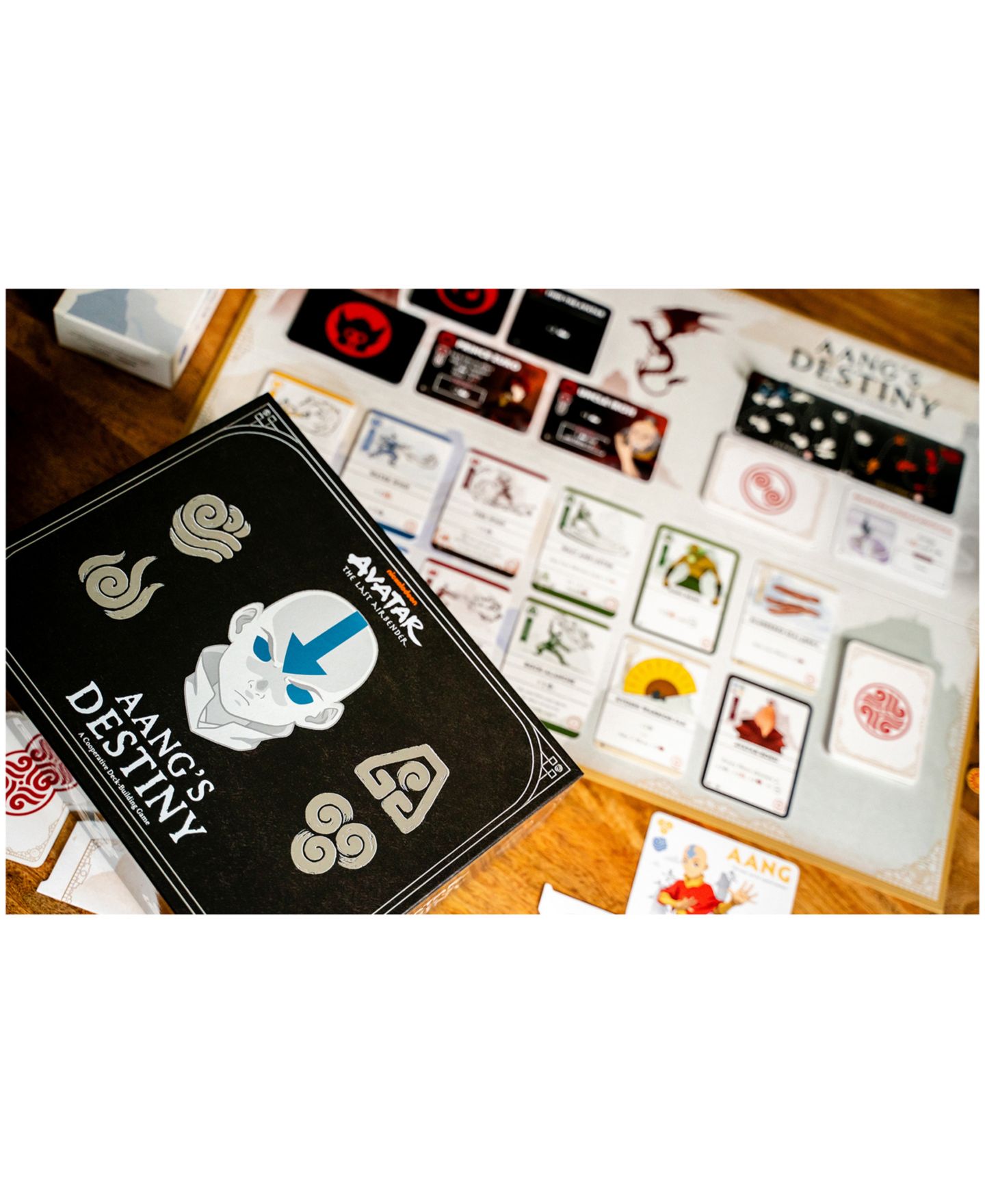 Детская настольная игра USAopoly Opoly Cooperative Deck-Building Aang's Destiny Board Game, Ages 10+ — фото 11
