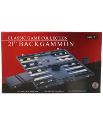 Classic Game Collection 21" Backgammon Set