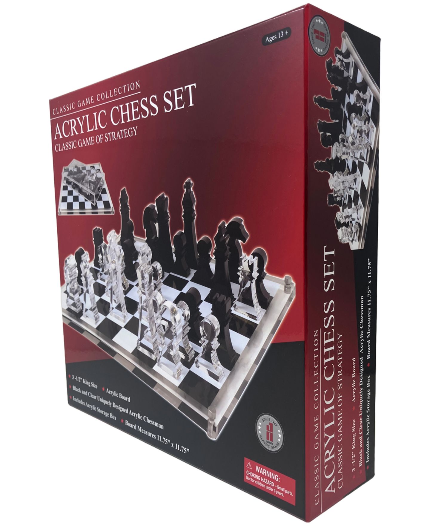 Детские игрушки John N. Hansen Co. Classic Game Collection 32-Piece Chess Set, Ages 13+ — фото 5