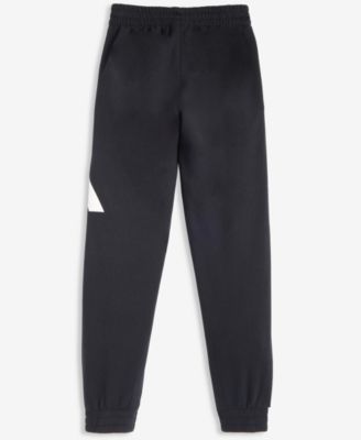 Big Boys Elastic-Waistband Essential Big Logo Fleece Jogger Pants 	