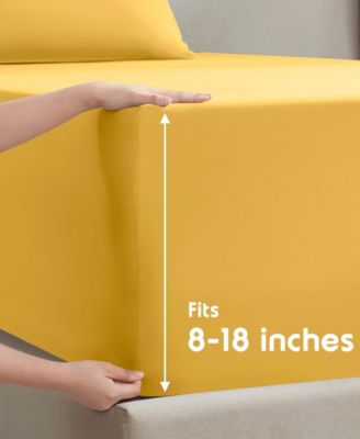 Premier Collection Deep Pocket 5 Piece Sheet Set, Split King