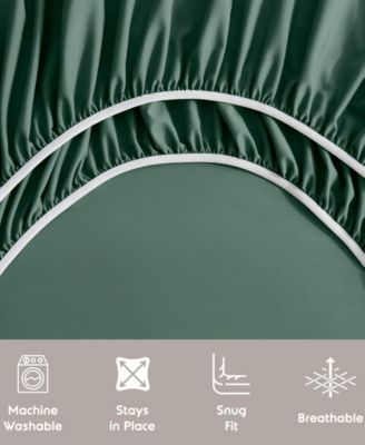 Premier Collection Deep Pocket 4 Piece Sheet Set, Queen