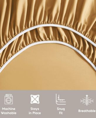 Premier Collection Deep Pocket 4 Piece Sheet Set, Queen