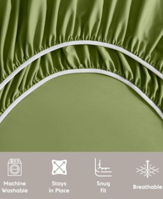 Premier Collection Deep Pocket 4 Piece Sheet Set, Queen