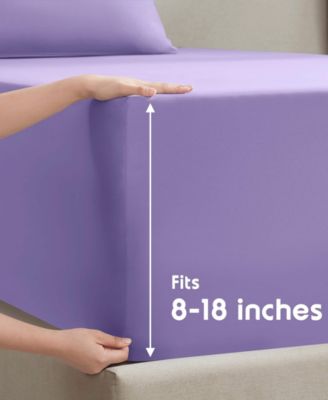 Premier Collection Deep Pocket 4 Piece Sheet Set, Full