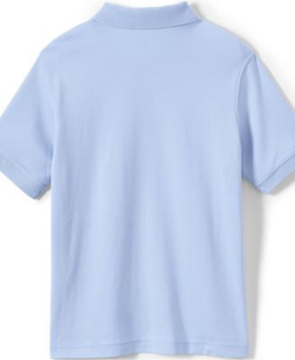 Big Boys Husky Short Sleeve Interlock Polo Shirt