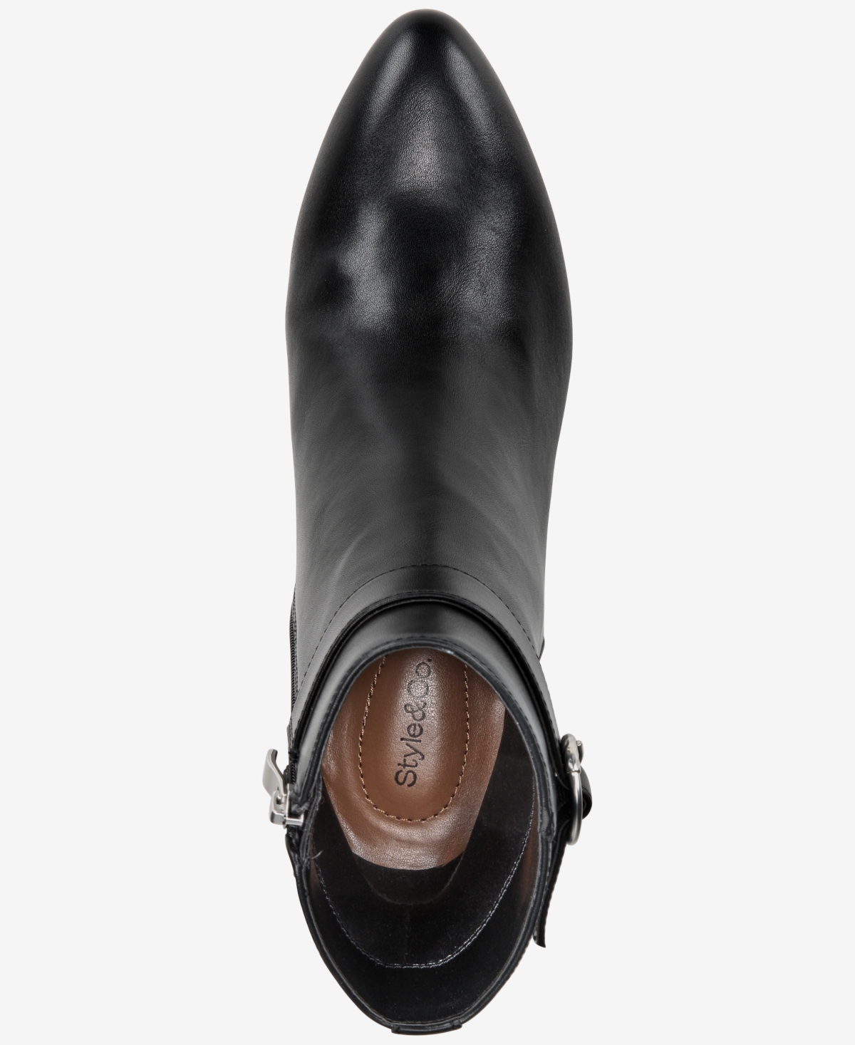 Macy's Women's Belt Almond Toe Booties