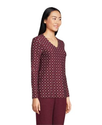 Women's Long Sleeve Performance V-Neck Top