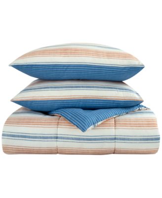 Macy's Cloud Stripe 3-Pc. Comforter Sets