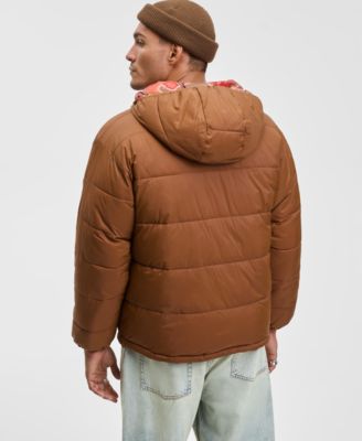 Men's Reversible Hooded Puffer Jacket, Macy's Exclusive