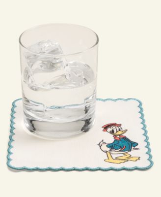 Mickey Mouse & Friends Embroidered Cocktail Napkins, Set of 6, Macy's Exclusive
