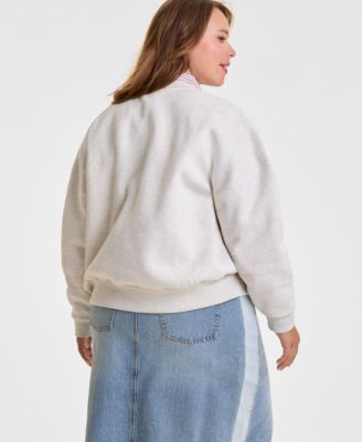 Plus Size Minnie Mouse Sweatshirt Embellished with Crystals by Swarovski&reg;, Macy's Exclusive