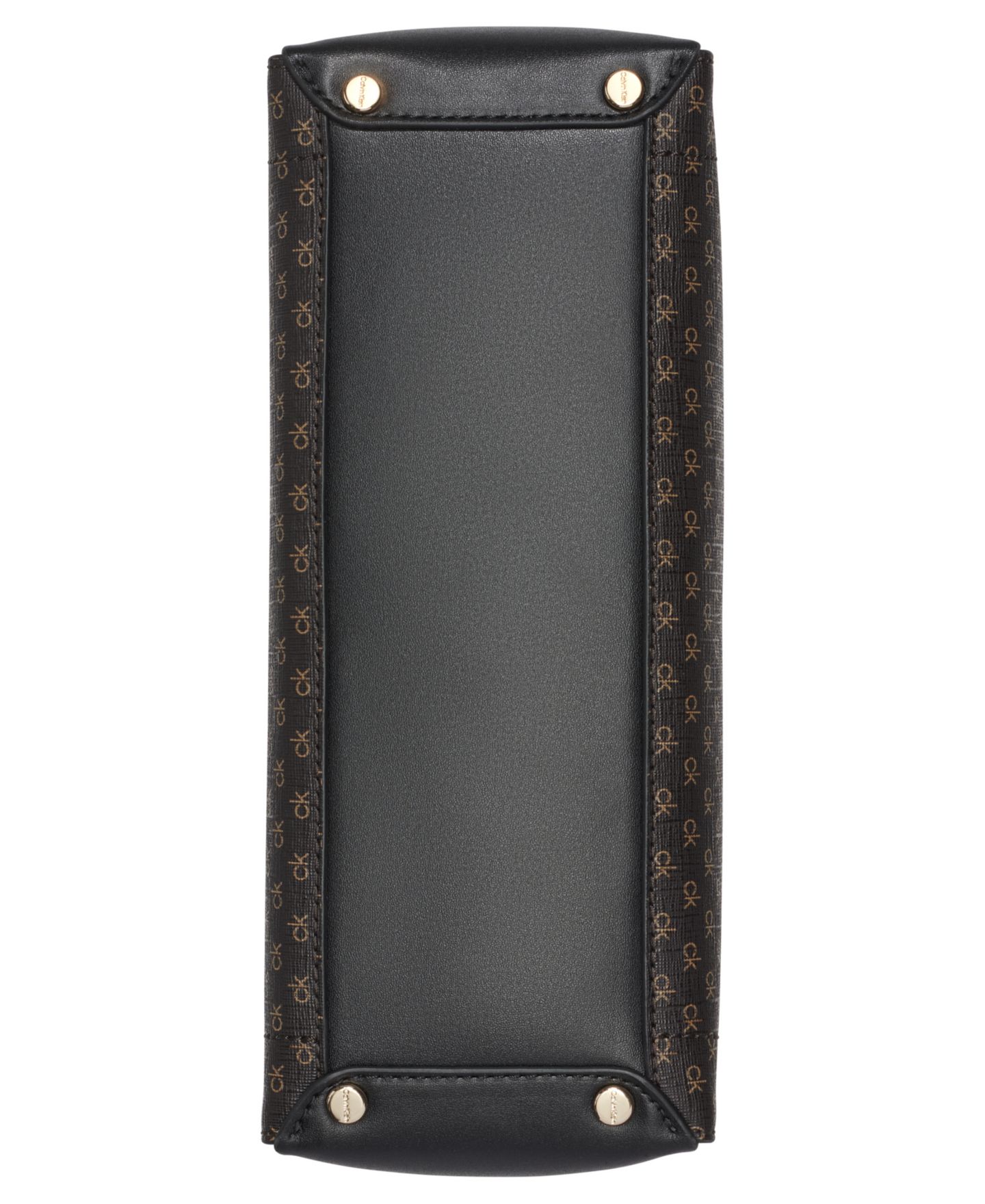 Женская сумка Calvin Klein Nova Top Zipper Mini Signature Chain Shoulder, цвет: Чёрный — фото 7