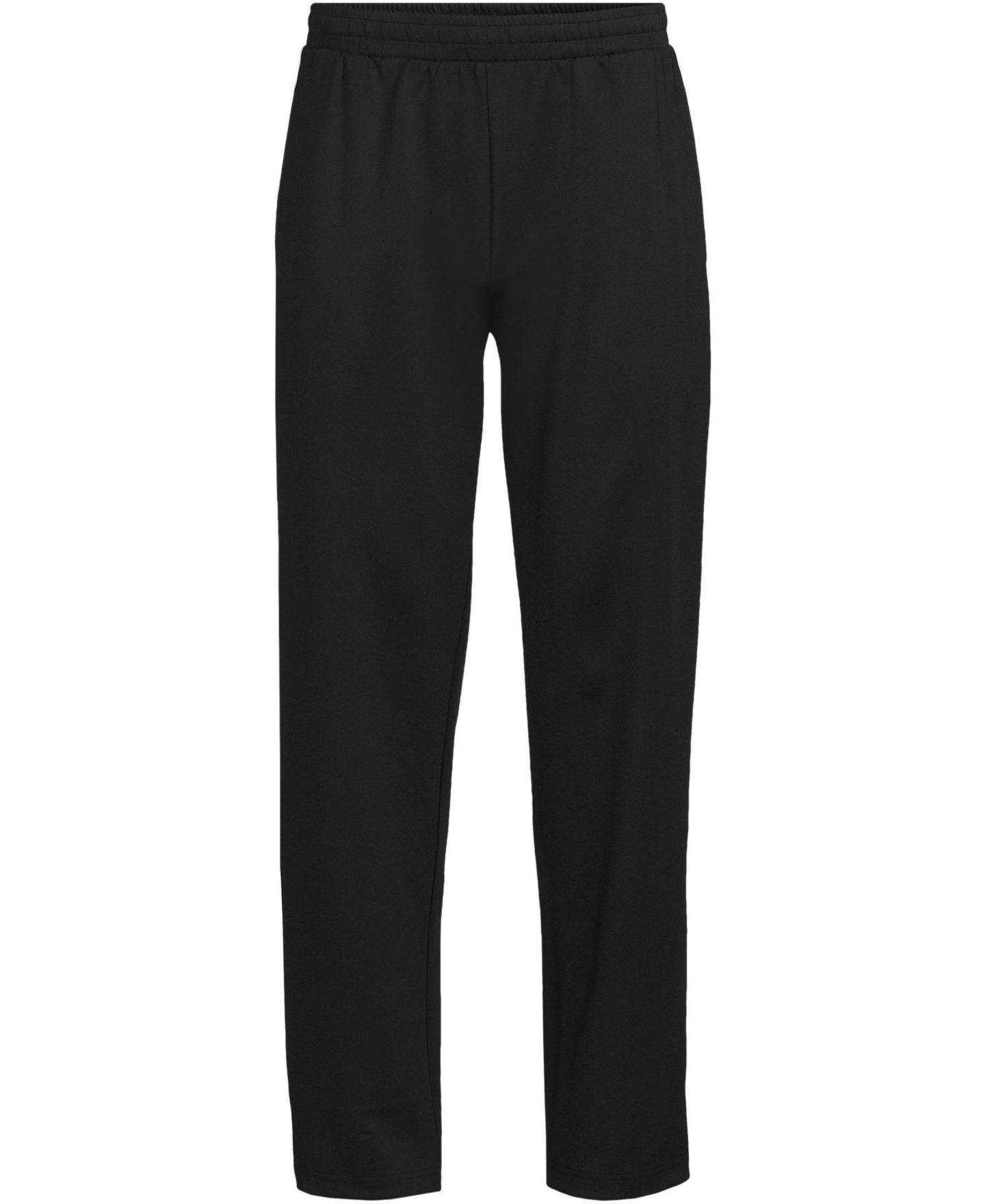 Мужские брюки Lands' End Active Performance Track Pants, цвет: Чёрный — фото 4