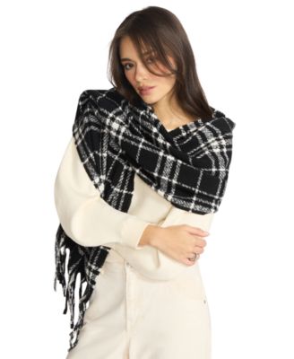 Women's Soft Midweight Plaid Scarf