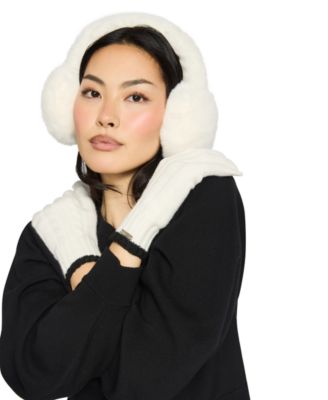 Women's Earmuffs and Gloves Set, 2-Piece