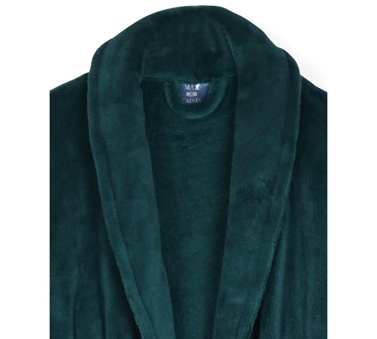 Max & Olivia Little And Big Boys 2-piece Belted Robe And Slippers Set In Green