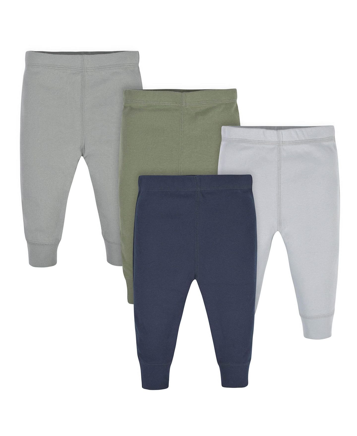 Брюки Gerber Active Pants, 4 Pack для мальчиков-малышей, цвет: Армейский зелёный — фото 8