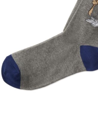 Women's Fall Bear Crew Socks