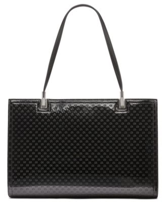 Verne Signature Embossed Tote Bag with Charm