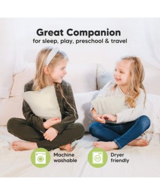 Mini Toddler Pillow and Pillowcase for Crib, 9x13 Small Pillow for Toddler, Kids Travel Pillow