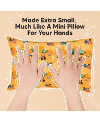 Mini Toddler Pillow and Pillowcase for Crib, 9x13 Small Pillow for Toddler, Kids Travel Pillow