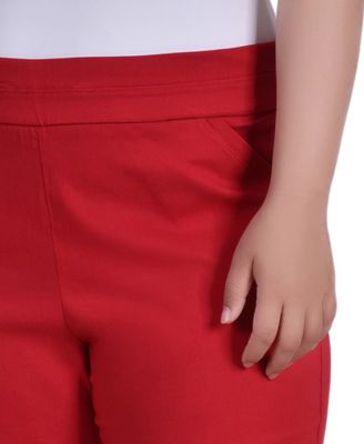 Plus Size Slim Pull On Pants
