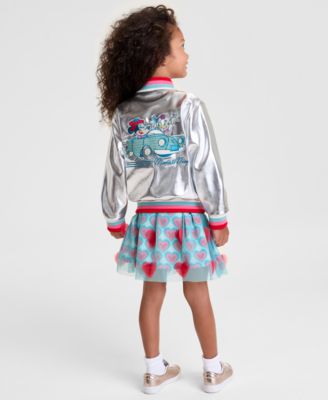 Girls 2T-6X Minnie Mouse & Daisy Duck Faux Leather Jacket, Macy's Exclusive